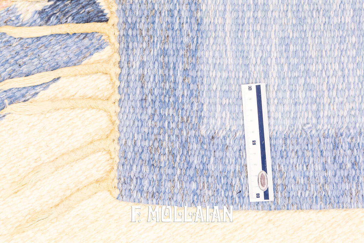 Scandinavian Rug Blue Color n°:771406